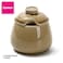 Fissman Sugar Bowl 9cm 250ml Beige Crackle Ceramic