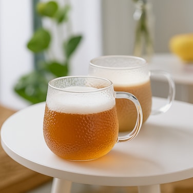 Fissman 2-Piece Cups 300ml Borosilicate Glass