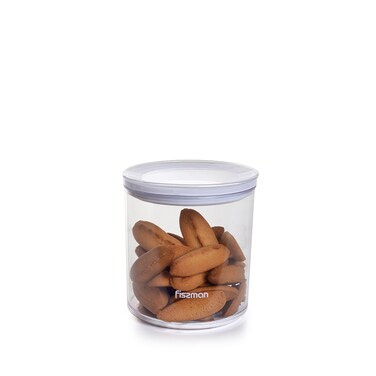 Fissman Round Flip Lock Food Storage Container 105x12cm/660ml(Plastic)