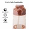 Water Bottle Plastic 750ml For Kids BPA Free Non-Toxic Black