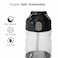 Water Bottle Plastic 750ml For Kids BPA Free Non-Toxic Black