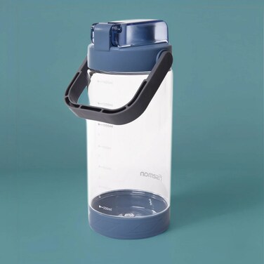 Fissman Water Bottle 1400ml For Kids Plastic BPA Free Non-Toxic Blue