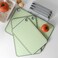 Fissman 3-Piece Chopping Boards 41cm/36cm/31cm With Holder Green Plastic+ TPR