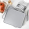 Fissman 2-Piece Index Chopping Boards 34cm With Holder Grey Plastic+ TPR