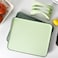Fissman 2-Piece Index Chopping Boards 34cm With Holder Green Plastic+ TPR