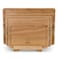 Fissman 3-Piece Cutting Boards 35cm, 30cm, 25cm With Stand Rubber Wood