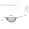 Fissman Stainless Steel Tea Strainer Fine Mesh Sieve Strainer Stainless Steel Cocktail Strainer Food Strainers Coffee Strainer, Sieve Solution with Non-Slip Handle 20cm