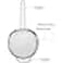 Fissman Stainless Steel Tea Strainer Fine Mesh Sieve Strainer Stainless Steel Cocktail Strainer Food Strainers Coffee Strainer, Sieve Solution with Non-Slip Handle 20cm