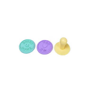 Fissman 3-Piece Cookie Stamp Set (Silicone)