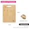 Fissman Bamboo Fiber Cutting Board Brown 38x27x1.4cm