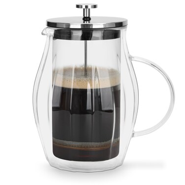 Fissman Doublewall French Press Coffee Maker Borosilicate Glass 600ml