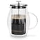 Fissman Doublewall French Press Coffee Maker Borosilicate Glass 600ml