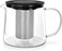 Fissman Tea Pot 1500ml with Stainless Steel Filter Borosilicate Glass