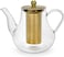 Fissman Tea Pot 1200ml with Stainless Steel Filter Borosilicate Glass