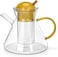 Fissman Tea Pot 950ml with Stainless Steel Filter Borosilicate Glass