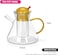 Fissman Tea Pot 950ml with Stainless Steel Filter Borosilicate Glass