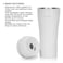 Fissman Double Wall Vacuum Travel Mug 420ml, Color White Stainless Steel