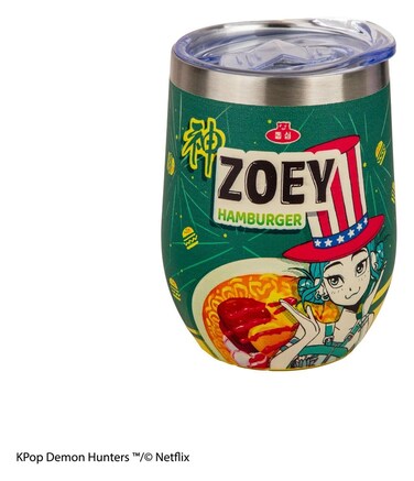 Kpop Demon Hunters: Zoey Hamburger - Thermal Travel Mug