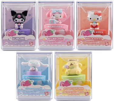 Hello Kitty Strawberry Cake Surprise Assorted (character and style may vary) 11670