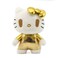 YuMe DZNR Sanrio Hello Kitty 50th Anniversary Hello Kitty Golden Edition Plush Toy (18 cm)
