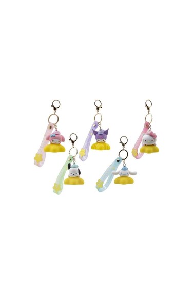 Maxx Hello Kitty Keychain Light Up Star 5-Asst 11730