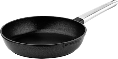 Westinghouse USA 30cm Non-Stick Fry Pan &ndash; Forged Aluminum with 4-Layer Marble Coating, Induction &amp; Oven Safe Cookware for Healthy Cooking with Stainless Steel Handle &ndash; Black