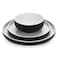 Fissman 12-Piece Tableware Set Onyx (Durable Porcelain)