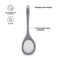 Fissman Slotted Spoon Mauris Grey 34cm (Nylon + Silicone)