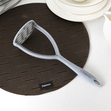 Fissman Potato Masher Mauris Grey 29cm (Nylon + Silicone)