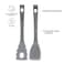 Fissman Multi-Purpose Tongs Mauris Grey 28cm (Nylon + Silicone)