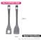 Fissman Multi-Purpose Tongs Mauris Grey 28cm (Nylon + Silicone)
