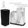 Fissman Kitchen Knife And Utensil Organizer 11x11x23+11x11x17cm, Marble (Plastic)