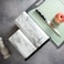 Fissman Kitchen Knife And Utensil Organizer 11x11x23+11x11x17cm, Marble (Plastic)