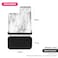 Fissman Kitchen Knife And Utensil Organizer 11x11x23+11x11x17cm, Marble (Plastic)