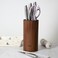 Fissman Kitchen Knife Organizer 11x22cm, Round Shaped, Wood (Plastic)