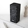 Fissman Kitchen Knife Organizer 22cm, Square Shaped, Black Marble (Plastic)