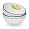 Fissman 2-Piece Bowl Lemon Provence 12cm Porcelain