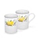 Fissman 2-Piece Mugs Lemon Provence Series 400 ml Porcelain