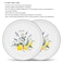 Fissman 2-Piece Plates Lemon Provence Series 26cm Porcelain