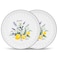 Fissman 2-Piece Plates Lemon Provence Series 26cm Porcelain