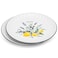 Fissman 2-Piece Plates Lemon Provence Series 26cm Porcelain