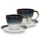 Fissman 2-Piece Cups GALACTICA 230 ml With Saucers Porcelain