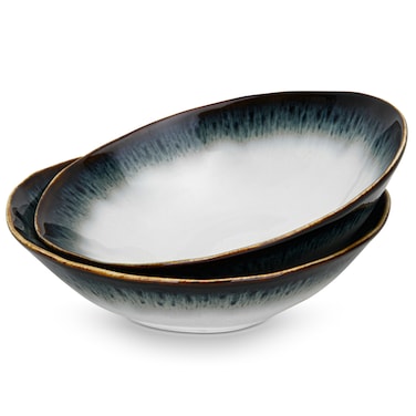Fissman 2-Piece Deep Plates GALACTICA 20cm Porcelain