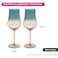 Fissman 2-Piece Red Wine Glasses 600ml Glass