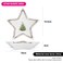 Fissman Star Shape Dish Christmas, 19cm New Bone China