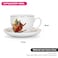 Fissman 2-Piece Cup And Saucer 400ml Christmas New Bone China