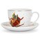 Fissman 2-Piece Cup And Saucer 400ml Christmas New Bone China