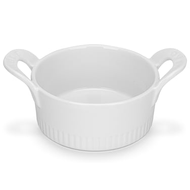 Fissman 2-Piece Round Baking Dish 10.5x6cm/250ml Porcelain