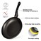 Fissman Fry Pan 24cm, Aluminum Touch Stone Non-Stick Coating Frying Pan Fiore Series, Induction Bottom
