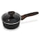 Fissman Sauce Pan Cuisine 16x7.5cm/1.3 Ltr With Glass Lid (Aluminium With Non-Stick Coating)